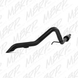 MBRP 2007-2009 Jeep Wrangler (JK) 3.8L V6 4 dr Off-Road Tail Pipe Muffler before Axle thumbnail 2