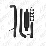 MBRP 2007-2009 Jeep Wrangler (JK) 3.8L V6 4 dr Off-Road Tail Pipe Muffler before Axle thumbnail 4