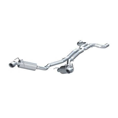 MBRP 2010 Chev Camaro V6 3.6L Dual Cat Back Round Tips (11 Conv. MUST purchase mbrpAD1710) thumbnail 2