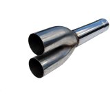 MBRP Universal (not 6.4L Ford Chevy LMM or 6.6L Dodge) Dual Muffler Delete Pipe 4 Inlet /Outlet 27 thumbnail 2