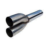 MBRP Universal (not 6.4L Ford Chevy LMM or 6.6L Dodge) Dual Muffler Delete Pipe 4 Inlet /Outlet 27 thumbnail 3