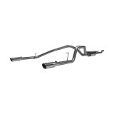 MBRP 2004-2009 Nissan Titan 5.6L EC/CC Cat Back Dual Split Rear thumbnail 1