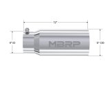 MBRP Universal Tip 5 O.D. Dual Wall Straight 4 inlet 12 length thumbnail 5