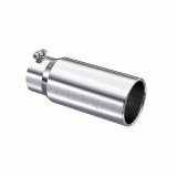 MBRP Universal Tip 5 O.D. Rolled Straight 4 inlet 12 length thumbnail 2
