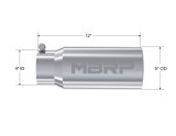 MBRP Universal Tip 5 O.D. Rolled Straight 4 inlet 12 length thumbnail 5