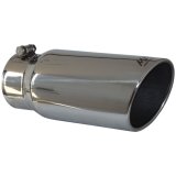 MBRP Universal Tip 5 O.D. Angled Rolled End 4 inlet 12 length thumbnail 7