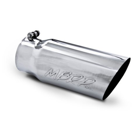 MBRP Universal Tip 5 O.D. Angled Single Walled 4 inlet 12 length thumbnail 2