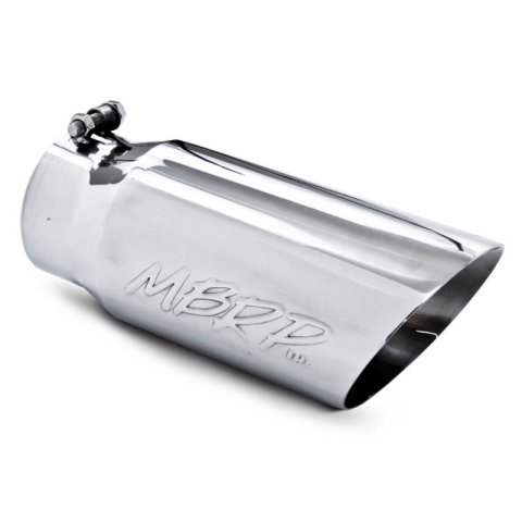 MBRP Universal Tip 5 O.D. Dual Wall Angled 4 inlet 12 length thumbnail 1