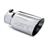 MBRP Universal Tip 6 O.D. Dual Wall Angled 4 inlet 12 length thumbnail 2