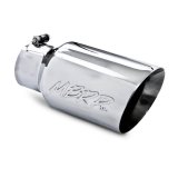 MBRP Universal Tip 6 O.D. Dual Wall Angled 4 inlet 12 length thumbnail 3