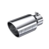 MBRP Universal Tip 6 O.D. Angled Rolled End 4 inlet 12 length thumbnail 4