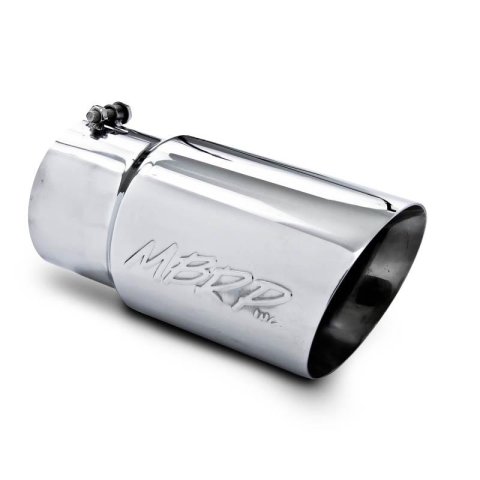 MBRP Universal Tip 6 O.D. Dual Wall Angled 5 inlet 12 length thumbnail 1
