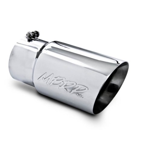 MBRP Universal Tip 6 O.D. Dual Wall Angled 5 inlet 12 length thumbnail 3