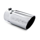 MBRP Universal Tip 6 O.D. Angled Rolled End 5 inlet 12 length thumbnail 1