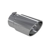 MBRP Universal Tip 6 O.D. Angled Rolled End 5 inlet 12 length thumbnail 2