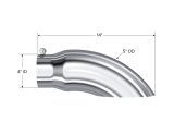 MBRP Universal Tip 5 O.D. Turn Down 4 inlet 14 length thumbnail 5