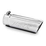 MBRP Universal Tip 3in O.D. Dual Wall Angled 4 inlet 10 length thumbnail 6