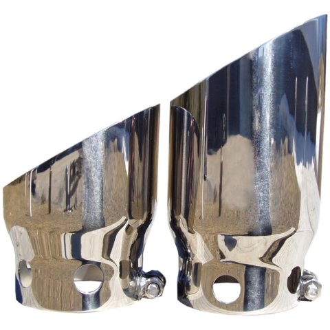 MBRP 2008 Ford F250/350/450 6.4 L 4 inlet 5 Tip Cover Set - 6 and 9 in length thumbnail 2
