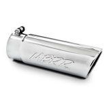 MBRP Universal Tip 4in O.D. Angled Rolled End 3.5in inlet 10 length thumbnail 4