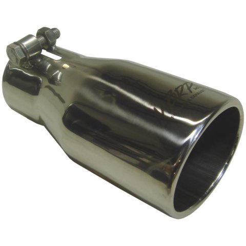MBRP Universal Tip 3in O.D. Oval 2 inlet 10 length thumbnail 1