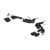 MBRP 16-19 Chevrolet Camaro V6 2.5in BLK NPP Dual Axle Back Exhaust w/ 4in Quad Dual Wall Tips thumbnail 3
