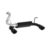 MBRP 2018+ Jeep Wrangler (JL) 3.6L V6 Dual Rear Exit Axle Back BLK Exhaust System thumbnail 1