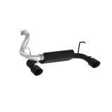 MBRP 2018+ Jeep Wrangler (JL) 3.6L V6 Dual Rear Exit Axle Back BLK Exhaust System thumbnail 2