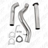 MBRP 07-10 Chevy/GMC 2500/3500 Duramax LMM 4in Filter Back Single Side T409 No Muffler thumbnail 4