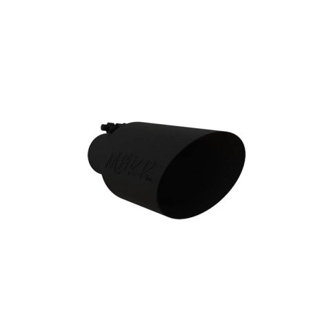 MBRP Universal Dual Wall Angle Rolled End Tip 4-1/2in OD / 2-1/2in Inlet / 11in Length - Black thumbnail 2