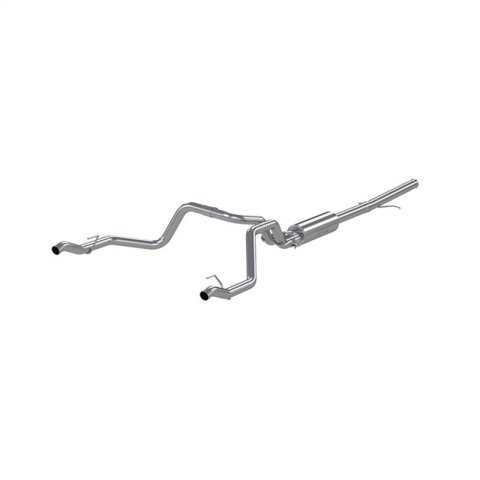MBRP 2019 Chevrolet Silverado 1500 4.3L/5.3L 2.5in Cat Back Dual Rear Exit - T304 thumbnail 4