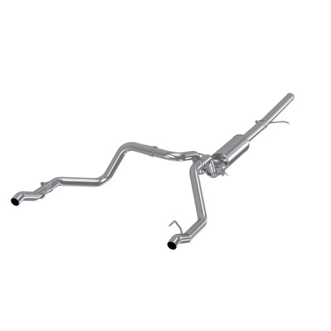 MBRP 2019 Chevrolet Silverado 1500 4.3L/5.3L 2.5in Cat Back Dual Rear Exit - Aluminized thumbnail 4