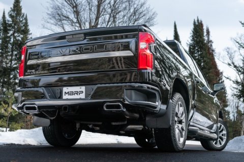 MBRP 2019 Chevrolet Silverado 1500 4.3L/5.3L 2.5in Cat Back Dual Rear Exit - Aluminized thumbnail 9