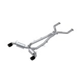 MBRP 17-19 Infiniti Q60 3.0L RWD/AWD Cat Back Dual Rear w/ Carbon Fiber Tips thumbnail 1