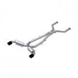 MBRP 17-19 Infiniti Q60 3.0L RWD/AWD Cat Back Dual Rear w/ Carbon Fiber Tips thumbnail 2