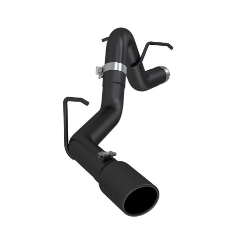 MBRP 16-19 Chevy/GMC Colorado/Canyon Duramax 3in Filter Back Single Side Black Coated Exhaust System thumbnail 3