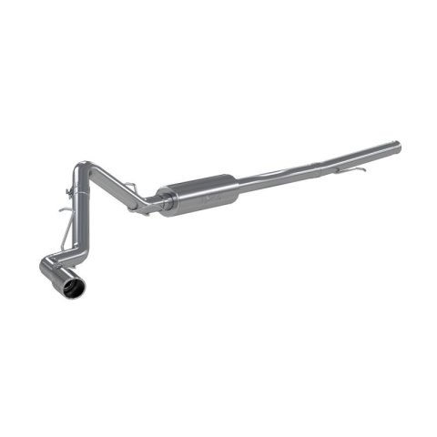 MBRP 2019+ Chevrolet/GMC Silverado & Sierra 1500 3inch Cat Back Single Side Exit Aluminized Exhaust thumbnail 1