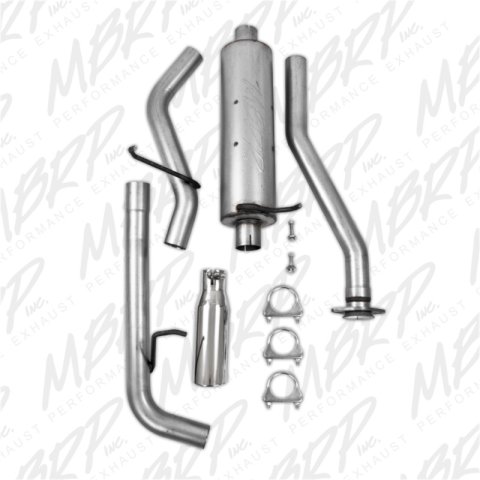 MBRP 04-11 Chevy Colorado / GMC Canyon 2.8L/2.9L/3.5L/3.7L Cat Back Single Side Aluminized Exhaust thumbnail 5