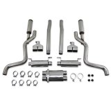 MBRP 08-11 Dodge Challenger SRT8 6.1L Hemi T304 Cat Back Dual Split Rear thumbnail 1