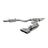 MBRP 08-11 Dodge Challenger SRT8 6.1L Hemi T304 Cat Back Dual Split Rear thumbnail 6