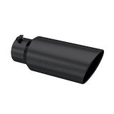 MBRP Universal Tip 7in O.D. Rolled End 5in inlet 18in length Black thumbnail 2