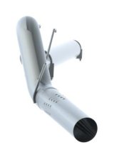 MBRP F-250/350/450 6.4 L 5in Filter Back Single Side Exit No Muffler AL thumbnail 2