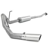 MBRP Universal F150 V6 Ecoboost 3in Aluminized Cat Back Single Side thumbnail 1
