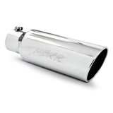 MBRP Universal Tip 6in OD Rolled End 4in Inlet 18in Length T304 thumbnail 2