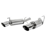 MBRP 05-10 Ford Mustang GT 5.0/Shelby GT500 Dual Mufflers Axle Back Split Rear AL thumbnail 2