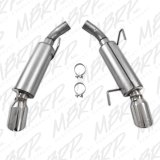 MBRP 05-10 Ford Mustang GT 5.0/Shelby GT500 Dual Mufflers Axle Back Split Rear AL thumbnail 5