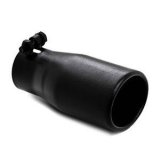 MBRP Universal 5in OD Angled Rolled End 4in Inlet 18in Length Black Finish Exhaust Tip thumbnail 2