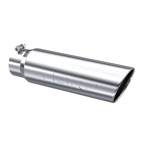 MBRP Universal 5in OD Angled Rolled End 4in Inlet 18in Length T304 Exhaust Tip thumbnail 3