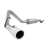 MBRP 08-12 Ford F-250/F-350 5.4L V8/6.8L V10/6.2L V8 CC-SB/EC-LB 3in Cat Back Single Side Exit Alum thumbnail 2