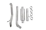 MBRP 12 Jeep Wrangler/Rubicon 3.6L V6 Cat Back Single Rear Exit Off-Road 409 Exhaust thumbnail 4