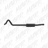 MBRP 12 Jeep Wrangler/Rubicon 3.6L V6 Cat Back Single Rear Exit Off-Road Black Exhaust thumbnail 4